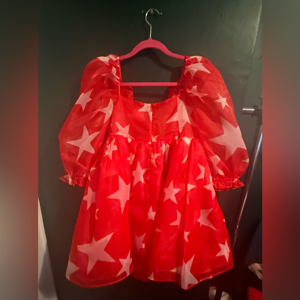 (SOLD) Selkie Star Puff Dress